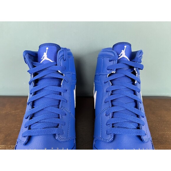 Nike Air Jordan 1 Retro MCS Game Royal Baseball Cleats Men's Sz 11.5 AV5354-401 - Picture 8 of 11